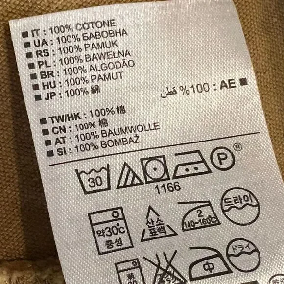 PALACE x GAP Men's Corduroy Cargo Shorts Size 30 Acorn Brown Fall 2014 - Picture 11 of 13